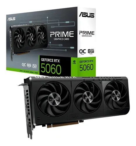 😱 Placa De Video Asus Geforce Rtx 5060 Prime Oc Edition, 8GB