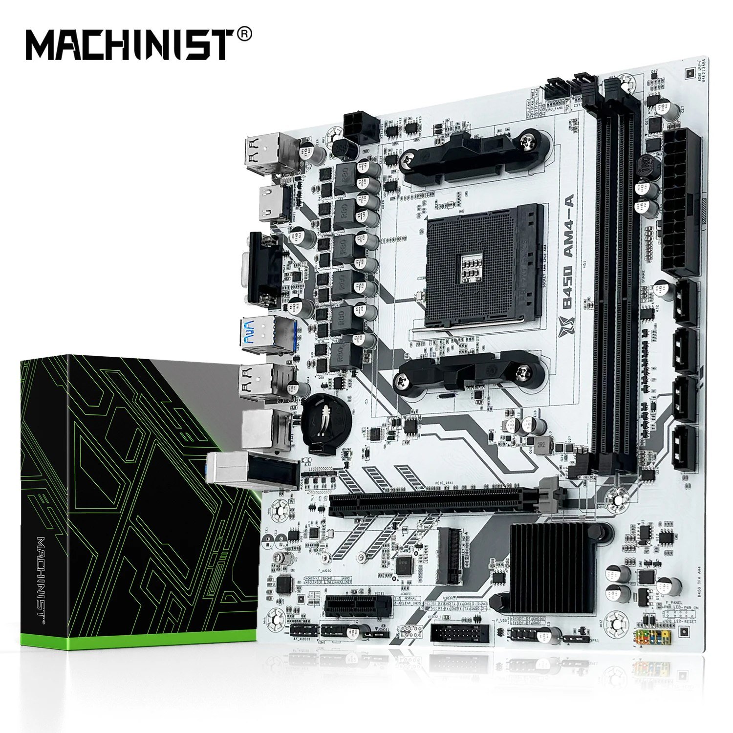 😱 Placa mãe AMD B450 Machinist Ddr4