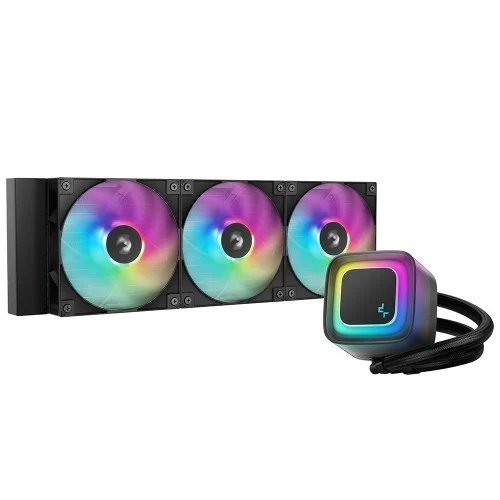 😱 Water Cooler DeepCool LE360 V2, ARGB, 360mm, Intel-AMD, Preto