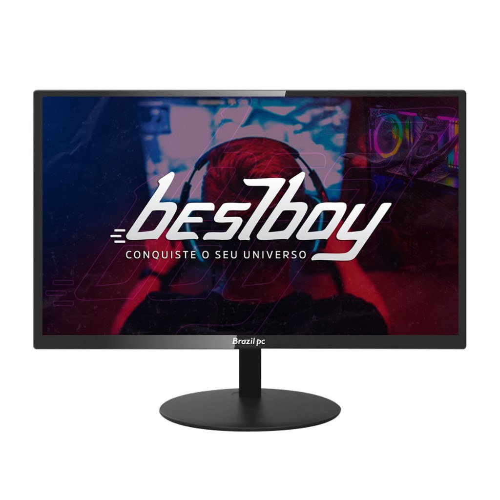 😱 Monitor Brazilpc 19 Polegadas Led Widescreen 60hz Hdmi/vga Bpc-19we02-b Preto