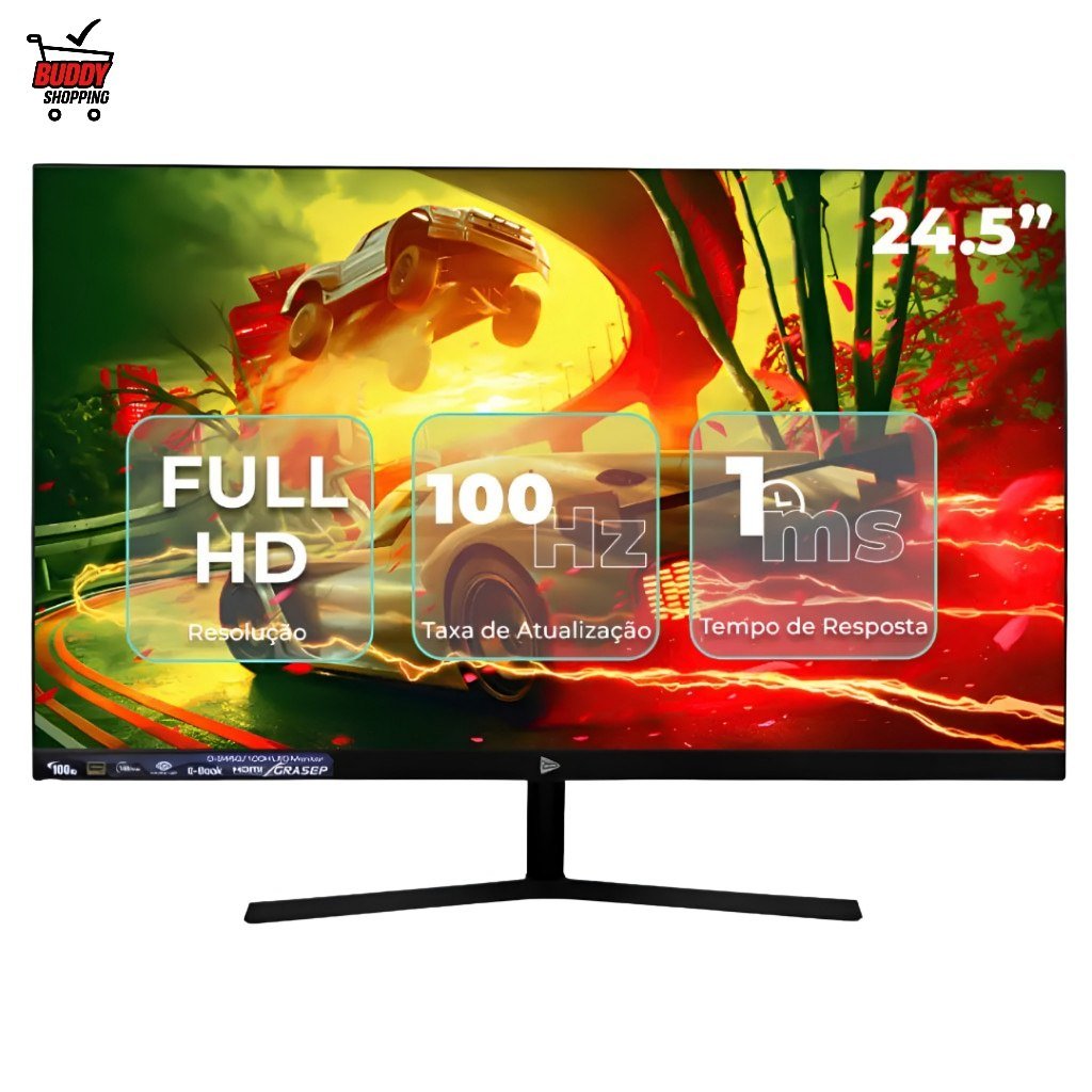 😱 Monitor Gamer 24.5 Full HD 1ms 180Hz TN / 100Hz VA HDMI VGA Pronta Entrega Barato