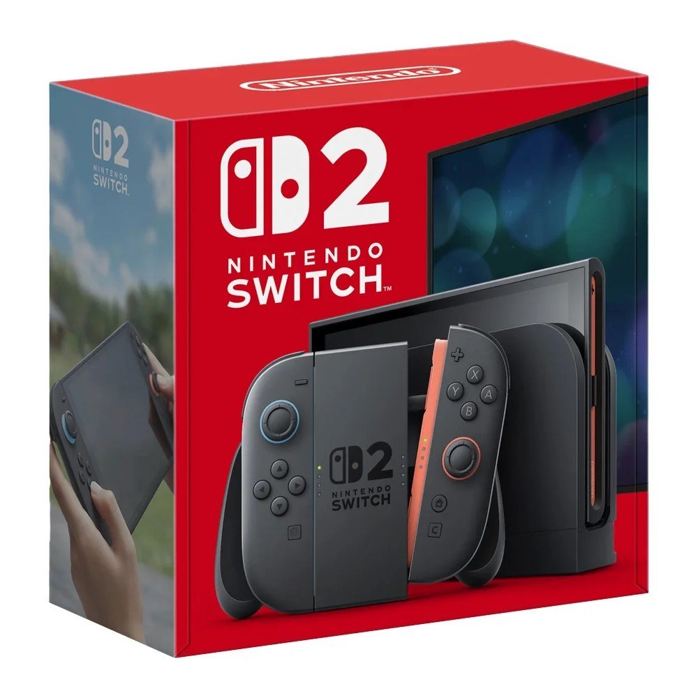 😱 Console Nintendo Switch 2, 256GB, Preto, Azul e Vermelho