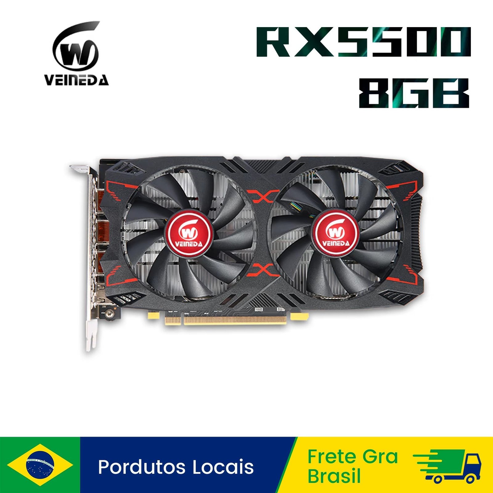 😱 RX 5500 8GB Veineda já no Brasil