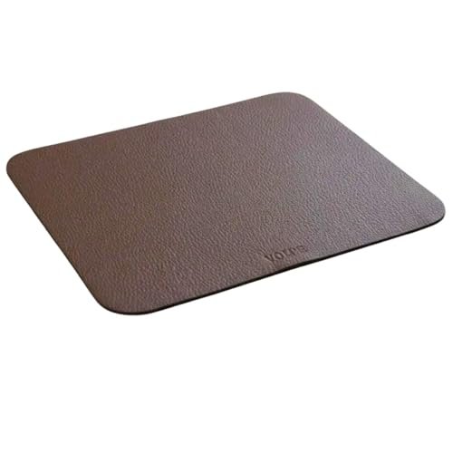 😱 Mouse Pad Mousepad Couro Legítimo (Marrom)