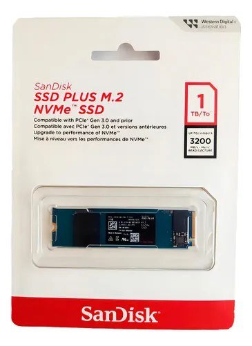 😱 NVME SSD M.2 1TB Sandisk Plus Nvme 2280