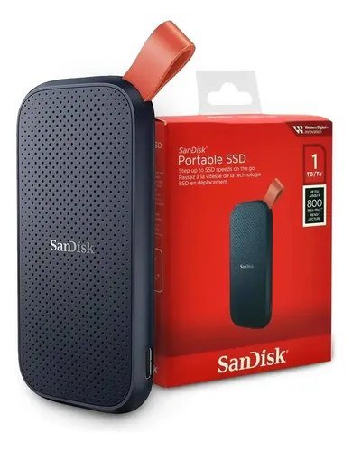 😱 Ssd Externo Portátil 1Tb Interface Usb 3.2 SanDisk Sdssde30-1T00 Velocidade de Leitura Até 800Mb/s Preto