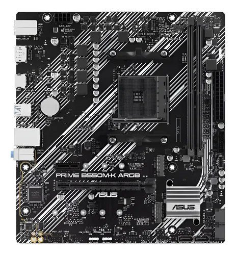 😱 Placa-mãe Gamer Asus Prime B550m Argb Am4 Ddr4 Pcie 4.0 Preto