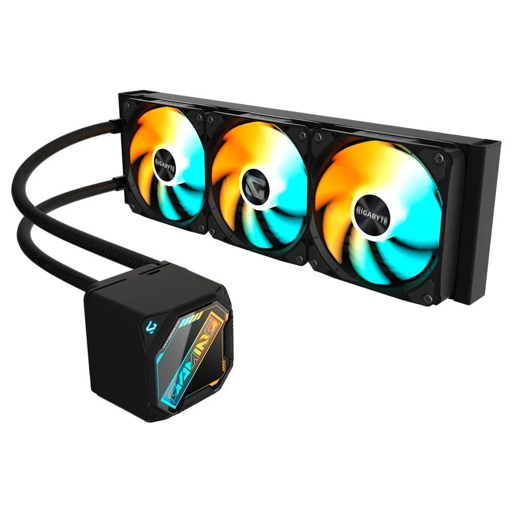 😱 Water Cooler Gigabyte Gaming 360, ARGB, 360mm, AMD e Intel, Preto - GP-GIGABYTE GME 360