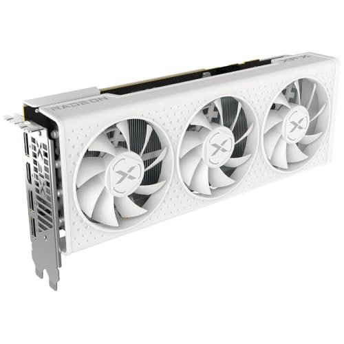 😱 (Parcelado) Placa de Vídeo XFX Speedster QICK308 Radeon RX 7600 White AMD Edition, 8GB, GDDR6, 128-bit - RX-76PQICKWY