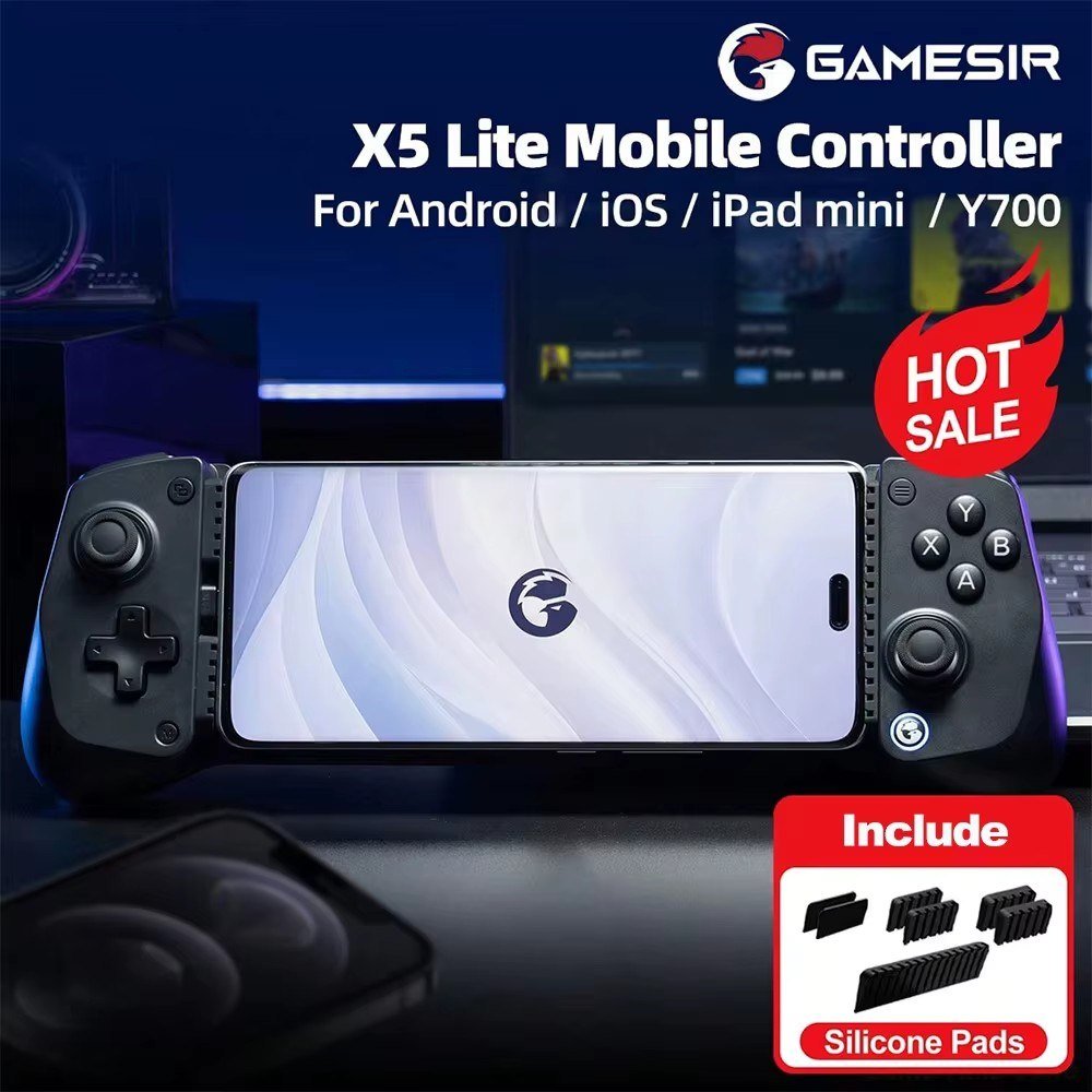 😱 Controle Gamepad GameSir X5 Lite Usb-C Android iPhone 15/16 Mobile Hall Effect