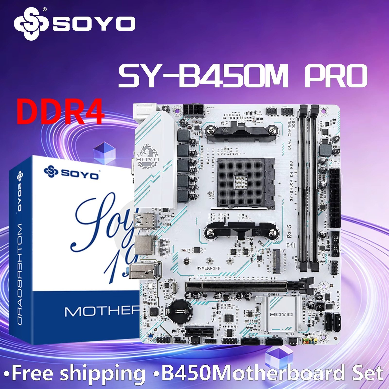 😱 Placa-mãe SOYO AMD B450M para jogos
