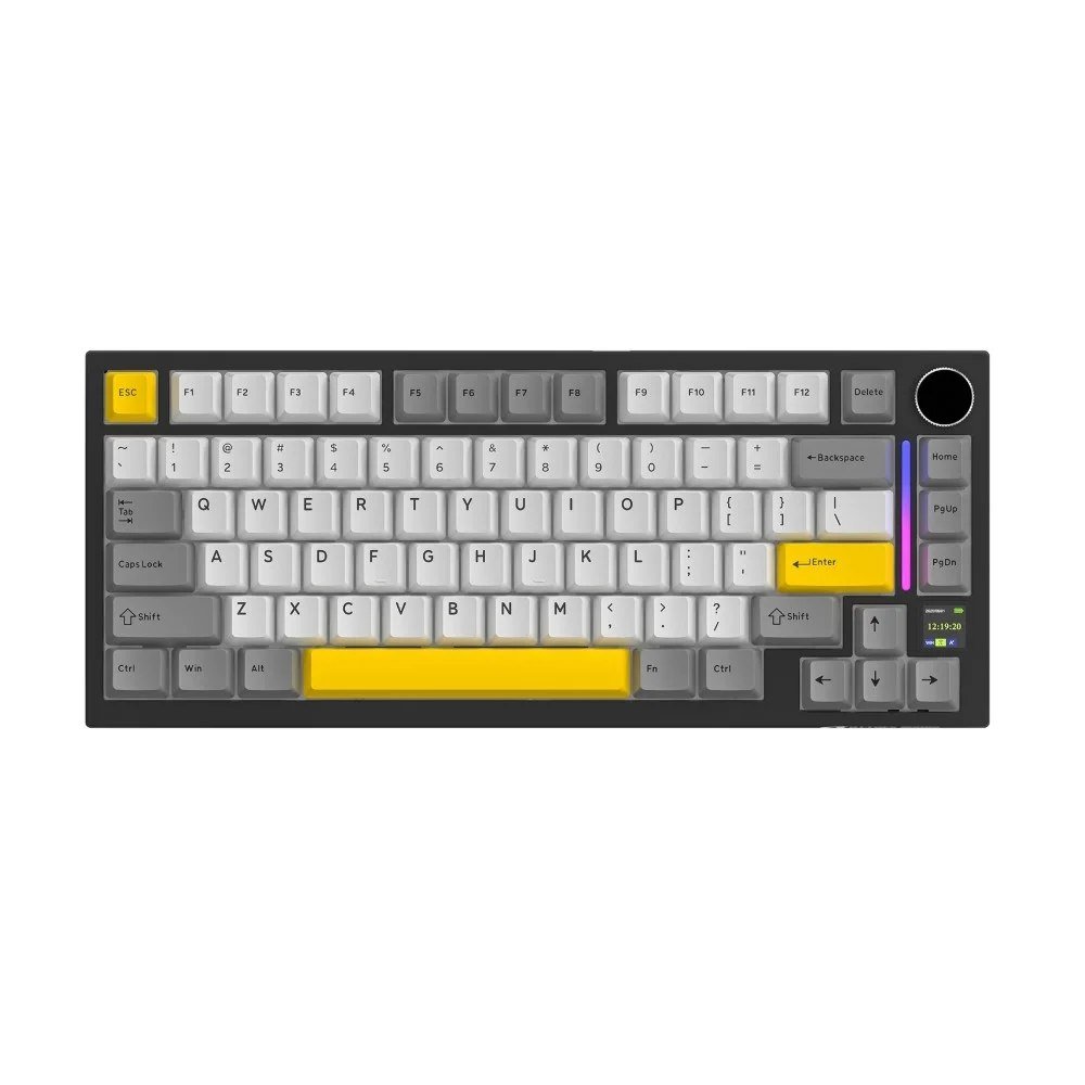 😱 Teclado Mecânico Sem Fio Attack Shark X820 Ultra, RGB, Switch Shark, Star Black - X820 ULTRA Star Black