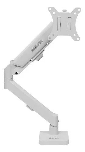 😱 Suporte Articulado Para Monitor 13 a 32 Pistão a Gás Ajustável Zinnia Nimbo 110 Branco
