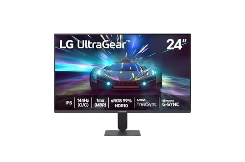 😱 LG UltraGear Monitor Gamer 24" IPS 144Hz (O/C) 1ms (MBR) Full HD (1920x1080) HDR10 NVIDIA G-SYNC AMD FreeSync