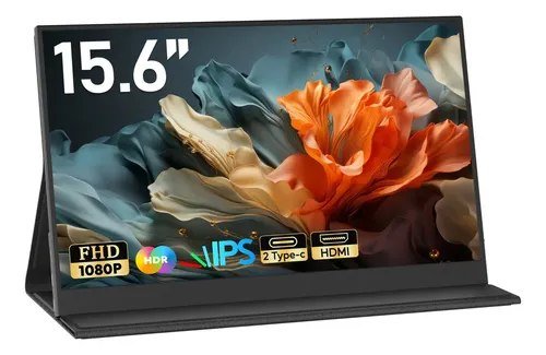 😱 Monitor Portátil 15.6'' com Usb C Dupla/hdmi Fhd 1080p 60hz