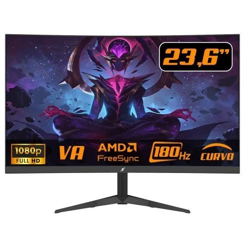 😱 Monitor Gamer Superframe Precision Ultra V4 236 Pol Curvo Full Hd Va 180Hz Rgb Freesyncg Sync Hdmidp Sfpccb 24180