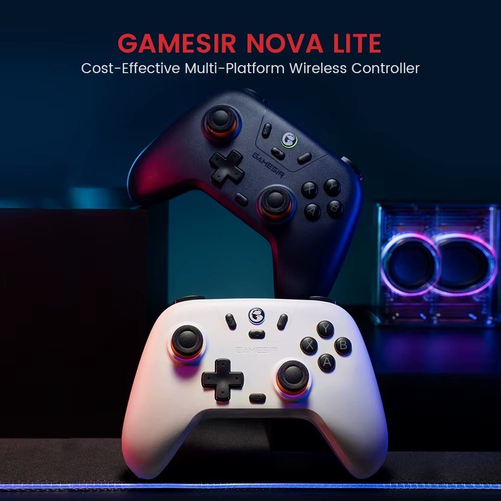 😱 Controle Sem Fio Gamesir T4 Nova Lite, Hall Effect