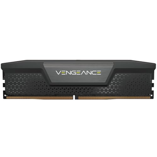 😱 CORSAIR Memória Vengeance DDR5 RAM 16GB (1x16GB) 5200MHz CL40-40-40-77 1,25V AMD Expo Intel XMP 3.0 Desktop Computer Memory – Cinza (CMK16GX5M1B5200Z40)