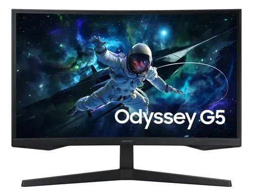 😱 Monitor Gamer Samsung Odyssey G5, 27, Qhd, 165hz Cor Preto