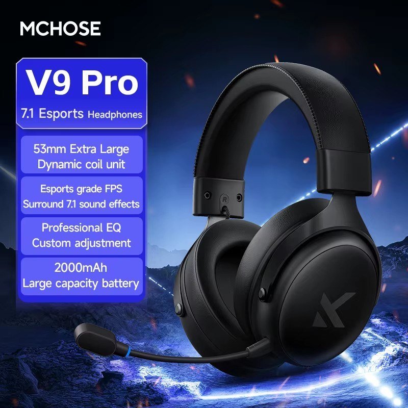 😱 Headset Sem Fio Mchose V9 Pro