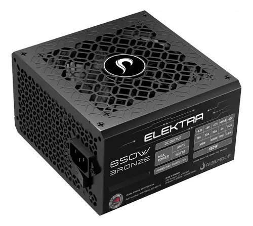 😱 Fonte Rise Mode Elektra 650w Full Modular 80 Plus Bronze