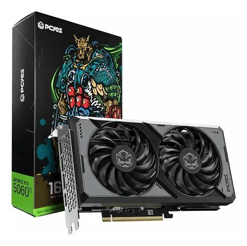 😱 Placa De Vídeo Pcyes Rtx 5060 Ti 16gb Gddr7 128 Bits Preta