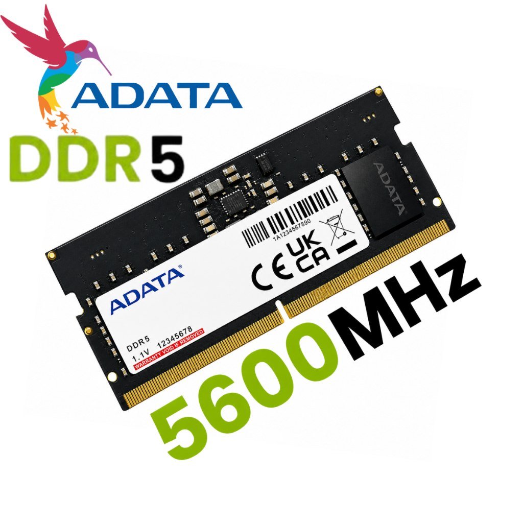 😱 Memória para Notebook Adata 8GB DDR5 4800mhz 5600mhz SODIMM 1RX8 CL46 SAMSUNG/SH HYNIX/ZILIA