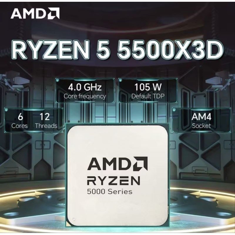 😱 AMD Ryzen 5 5500x3D