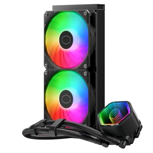 😱 WATER COOLER MASTERLIQUID CORE II 240 PRETO 2 FANS ARGB