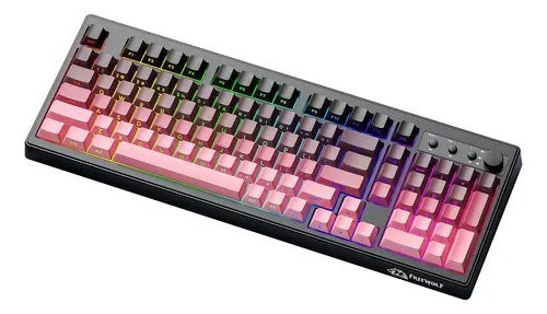 😱 Teclado Sem Fio Freewolf K100 Rgb