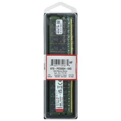 😱 Memória Ram Kingston Ecc 2rx4 Ddr5 64gb 5600mhz - Ktd-pe556d4-64g