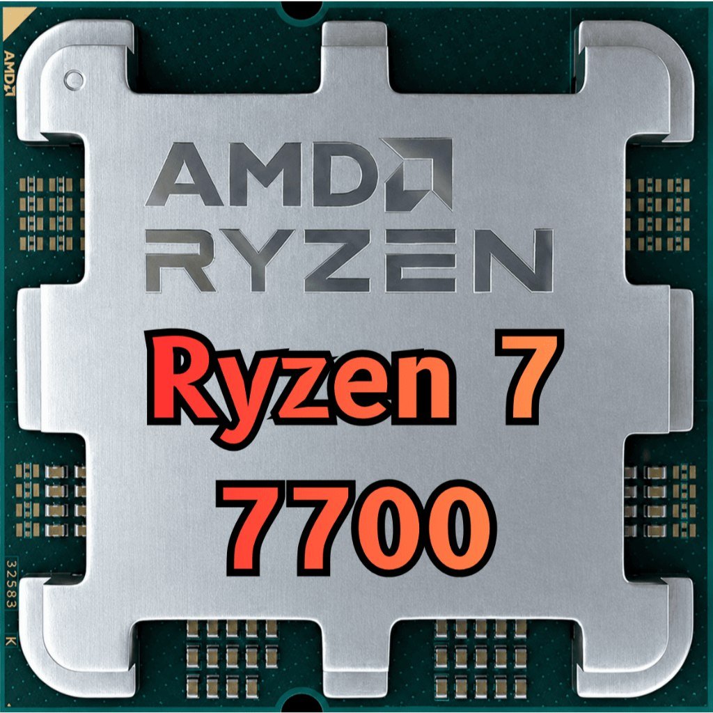 😱 Processador AMD Ryzen 7 7700, 3.8GHz (5.3GHz Max Turbo), Cache 40 MB, 8 Núcleos, 16 Threads, AM5, Com Vídeo Integrado