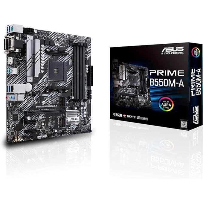 😱 Placa mãe ASUS Prime B550M-A AMD B550 soquete AM4 Micro ATX DDR4-SDRAM