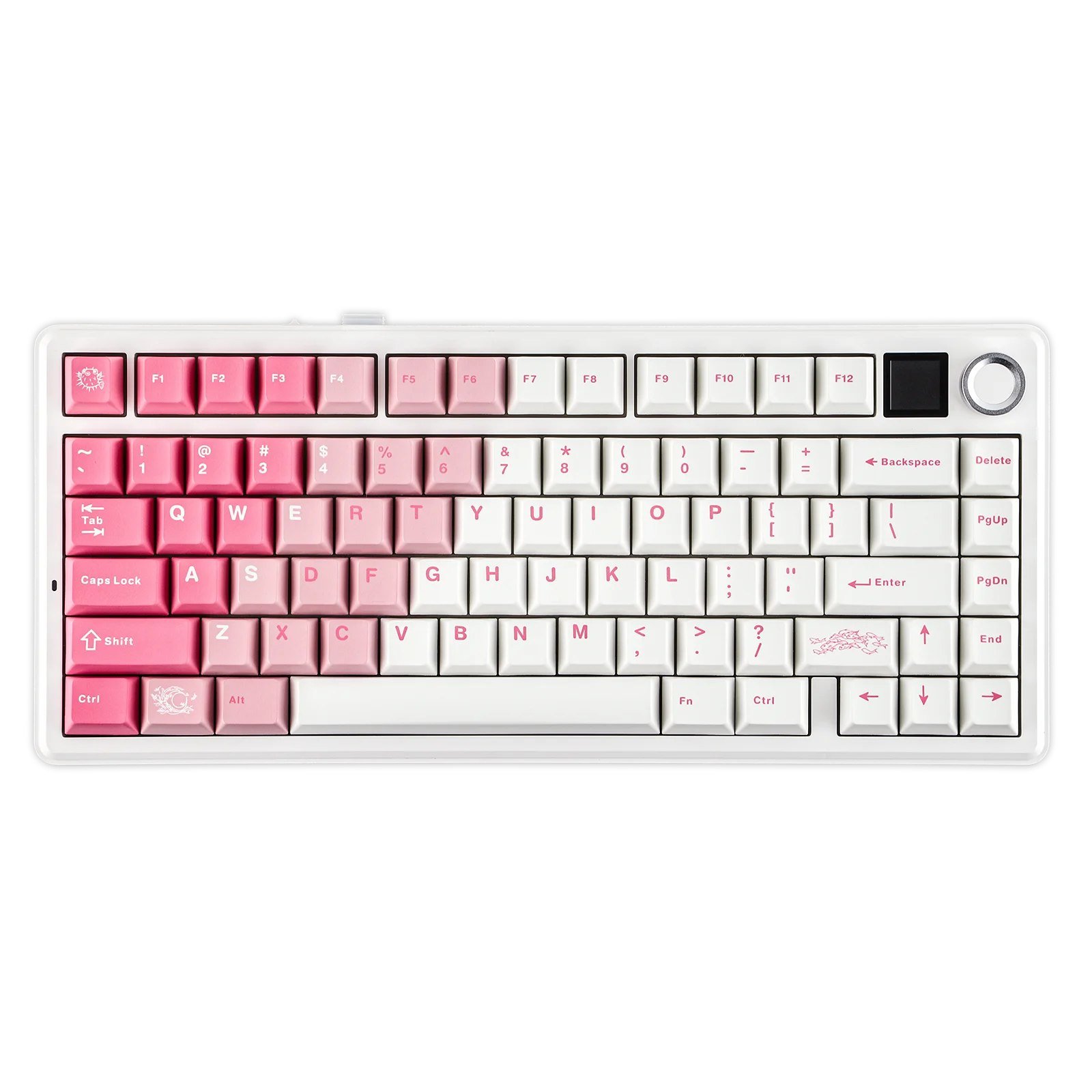 😱 Teclado Epomaker X Aula F75 Max, Mecânico, Tela Tft, Knob de Volume