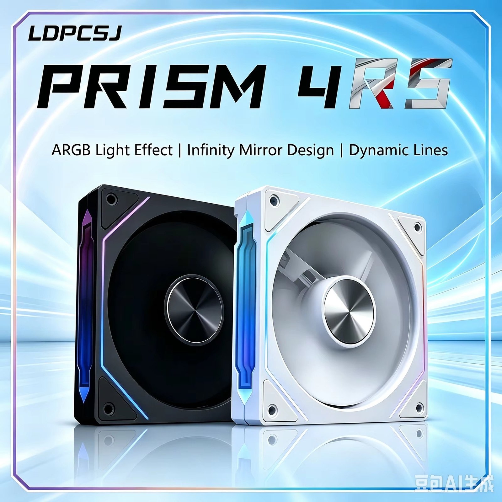 😱 4x Fans ARGB Prism 4Rs 120mm