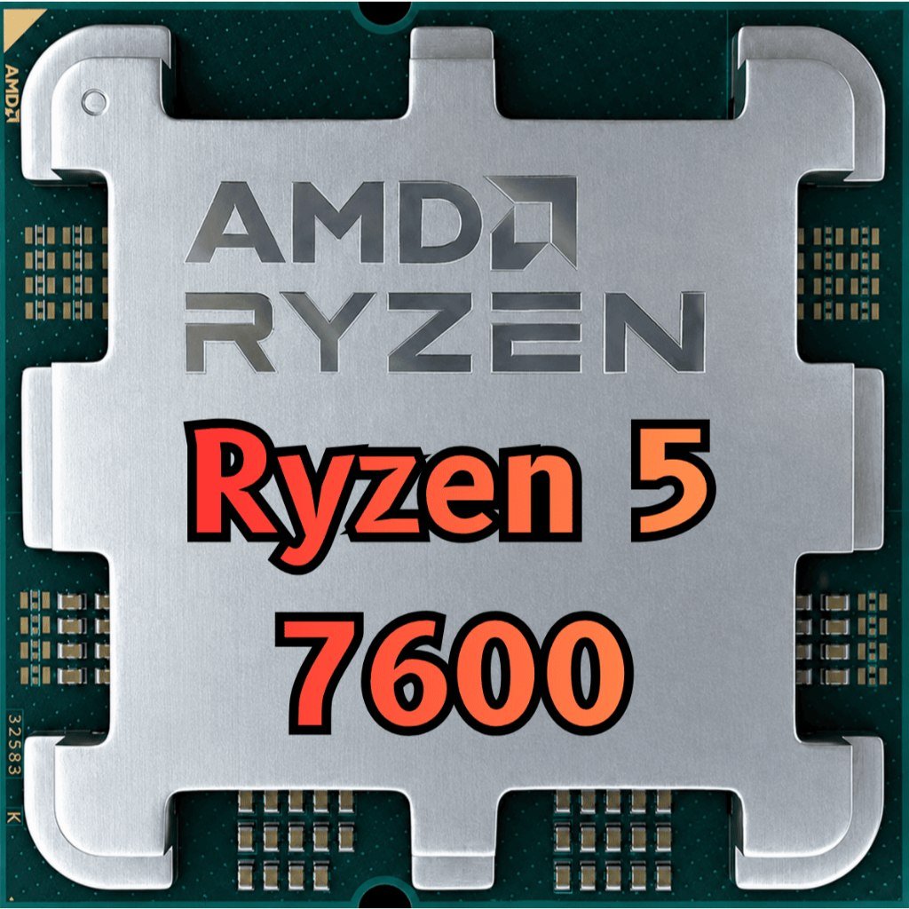 😱 Processador Amd Ryzen 5 7600, 3.8GHz (5.1GHz Max Turbo), Cache 38Mb, 6 Núcleos, 12 Threads, Am5, Com Vídeo Integrado