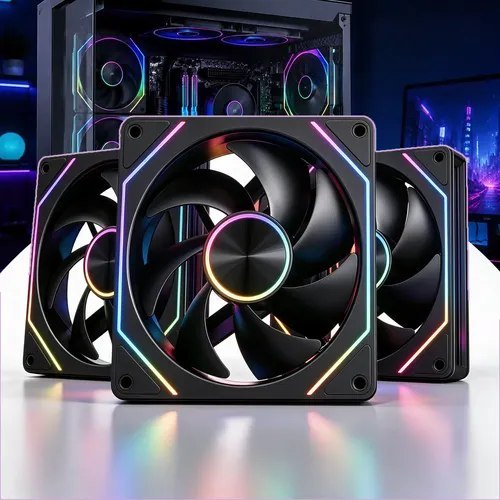 😱 Kit 3 Cooler Led Prism Pro Argb 120mm Preto 3 Pinos 12v