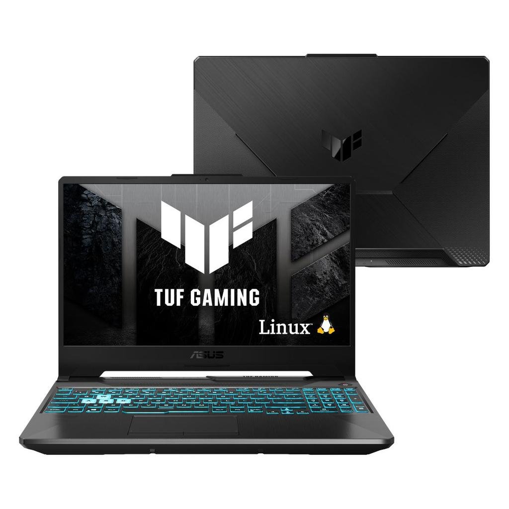 😱 Notebook ASUS TUF Gaming A15 FA506NCG NVIDIA RTX 3050 RYZEN7 16GB RAM 512GB SSD KeepOS Tela 15.6" FHD 144Hz Black - HN298