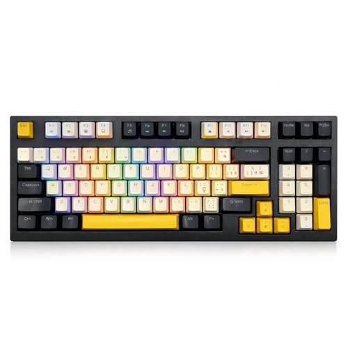 😱 Teclado Gamer Mecânico ABNT2 Layout 85% USB com 13 Modos de Iluminação RGB, Switch Outemu Red/Blue, Compatível com PC, PS5 e Xbox