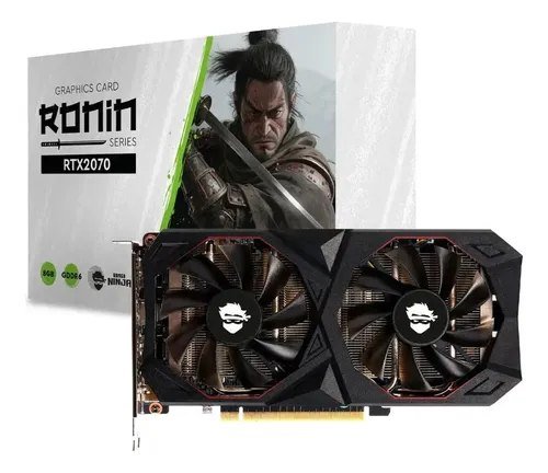 😱 Placa De Vídeo Rtx 2070 Gamer Ninja Ronin 8GB Gddr6
