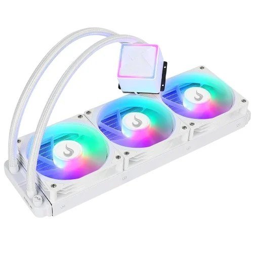 😱 Water Cooler Rise Mode Frost Rainbow 360Mm Intel Amd Branco Rm Wcf 04 Rbw