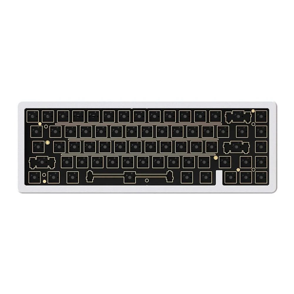 😱 Base para Teclado Gamer Akko Kit Diy SPR67, Branco, ANSI