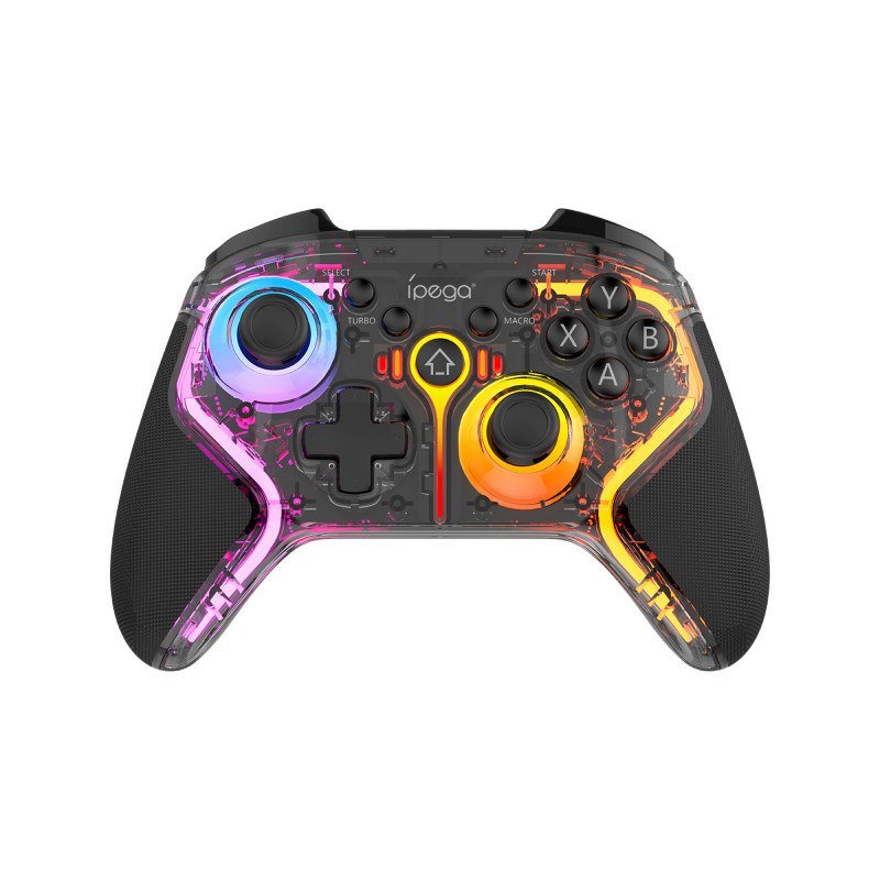 😱 Controle Gamer Sem Fio RGB Compatível com PC Console Celular Ípega PG-9666T