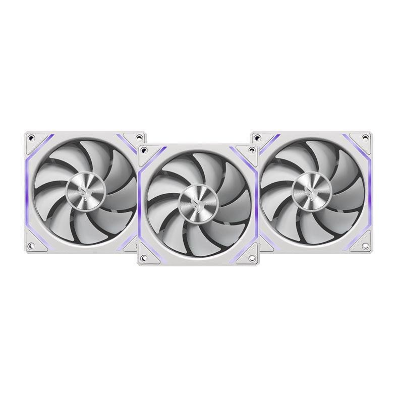 😱 Kit Ventoinha Pichau Ventus NX, ARGB, 3x120mm, Branco, PCH-VTNX3-WH01