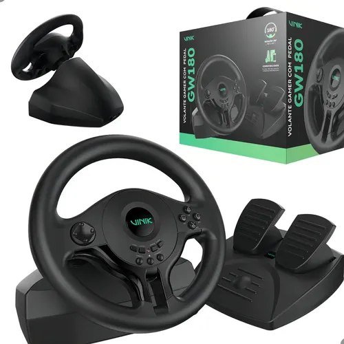 😱 Volante Gamer Vinik com Pedais