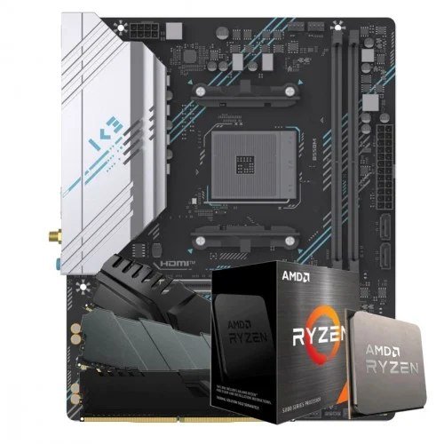 😱 Kit Upgrade Ryzen 7 5700X + Placa Mãe B550 + 8GB DDR4