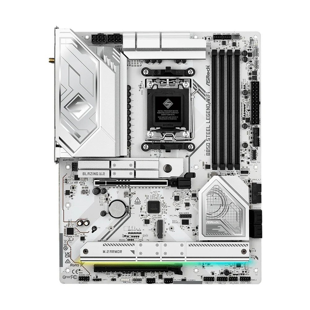 😱 Placa Mae Asrock B850 Steel Legend Wifi Ryzen B850 Atx Ddr5 90 Mxbqs0 A0Uayz