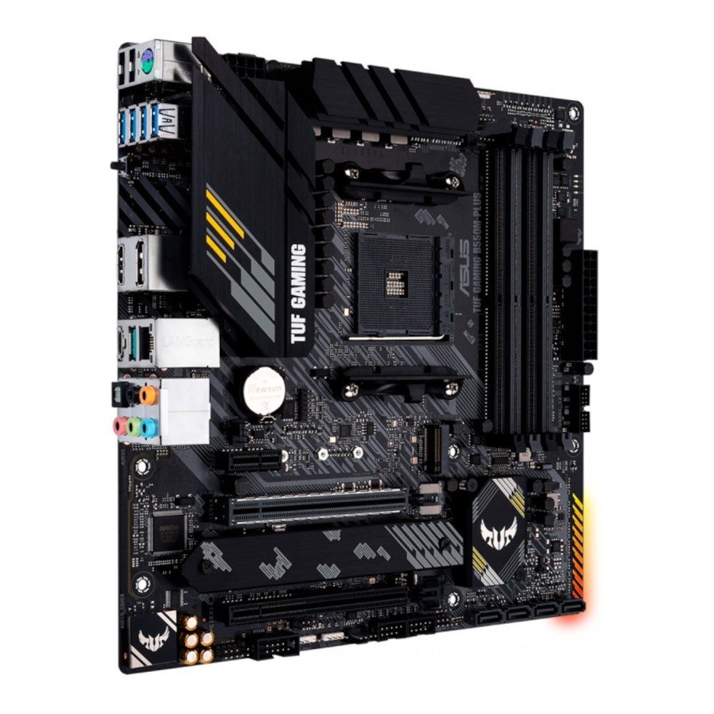 😱 Placa-mãe Asus p/Amd Am4 B550m-Plus Tuf Gaming 4xDDR4 mATX 90Mb14a0-C1bay0