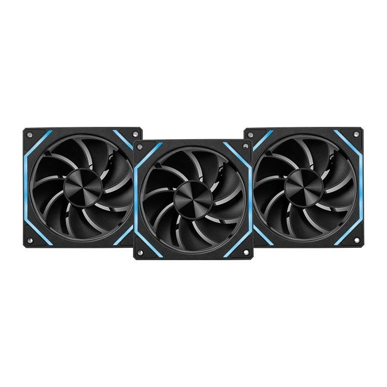 😱 Kit Ventoinhas Pichau Ventus NX Reverse, ARGB, 3x120mm, Preto, PCH-VTNXR3-BK01