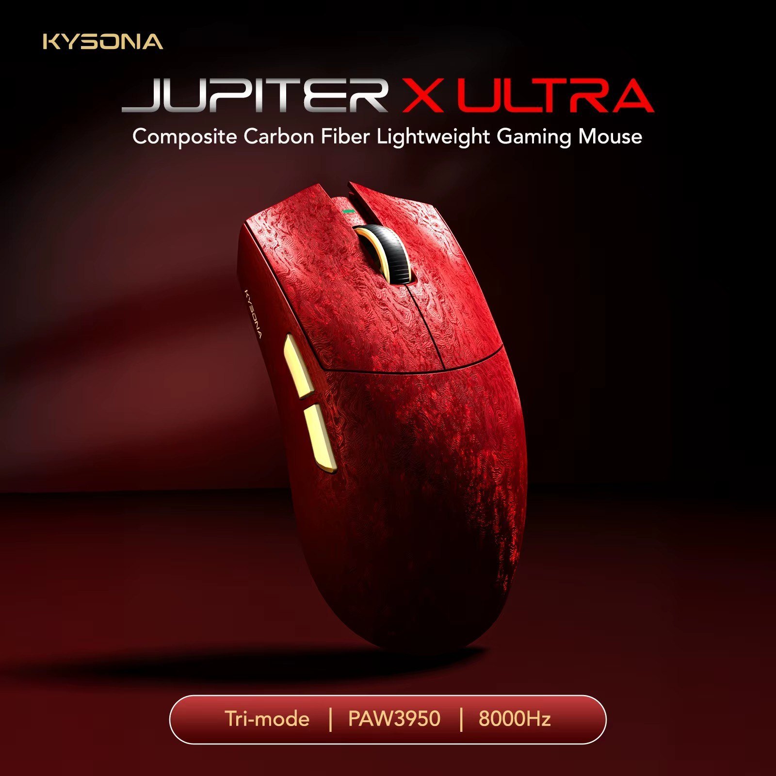 😱 KYSONA Jupiter X Ultra 3950 54L15, Fibra de Carbono PAW3950